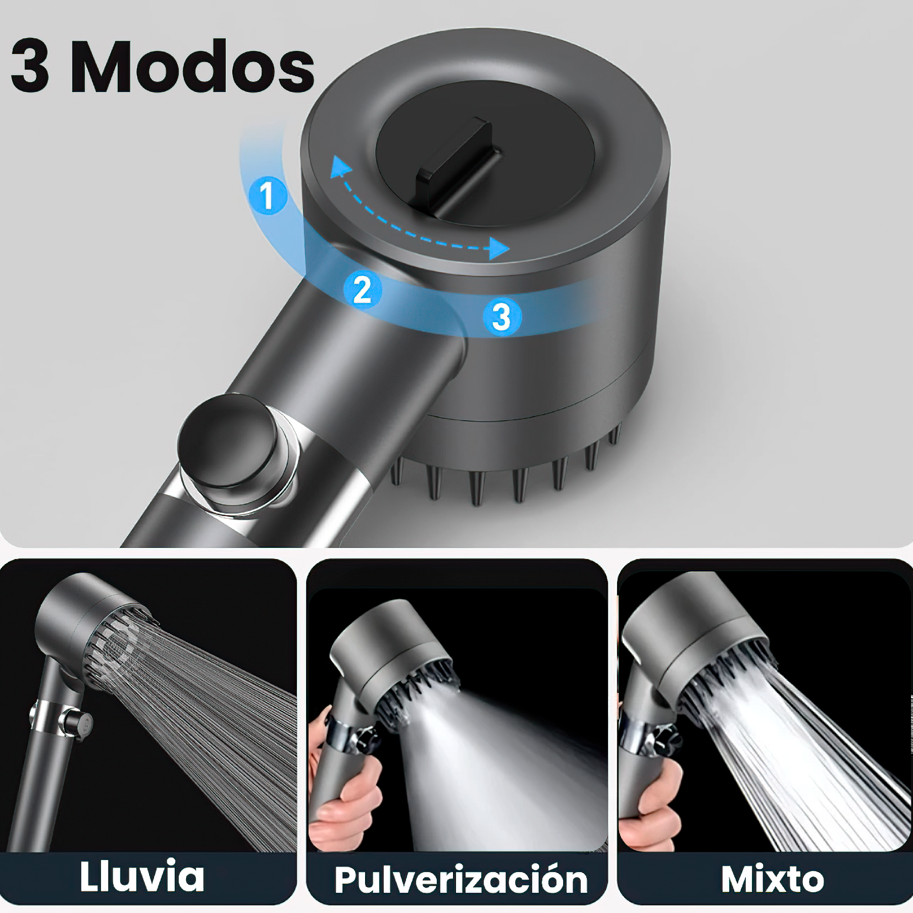 Alcachofa Masajeadora y Purificante