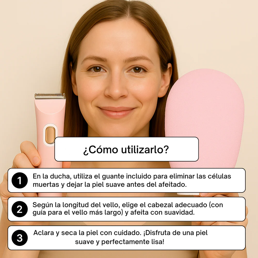 Flinko Beauty Afeitadora eléctrica 2 en 1
