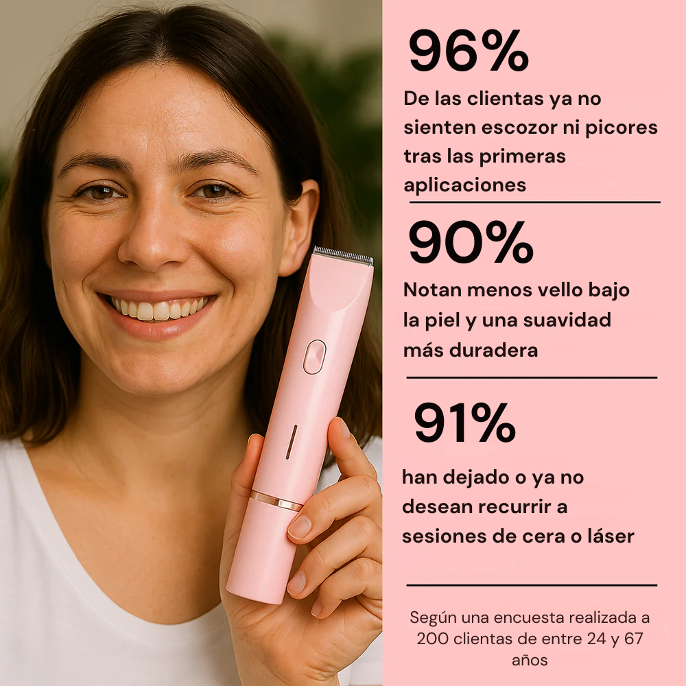Flinko Beauty Afeitadora eléctrica 2 en 1